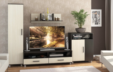 Гостиная Оливер-3 (Ш-2700 x В-1930 x Г-470 мм)/Разные Цвета