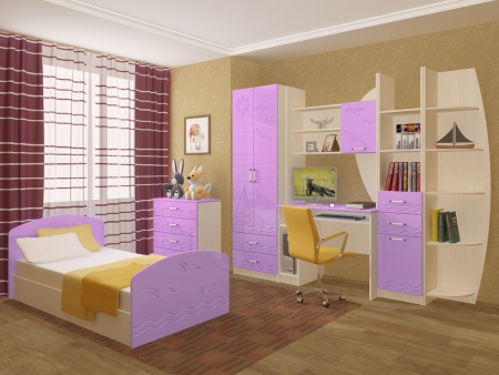 Детский Гарнитур Юниор-2 МДФ/Разные Цвета