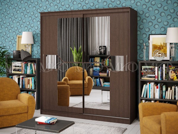 Шкаф-Купе Элвис (Ш-1500/1700/2000×В-2200хГ-650 мм)/Разные Цвета