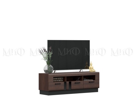 Гостиная Манифик МДФ (Ш-3000 x В-2126 x Г-650 мм) Дерево/Орех