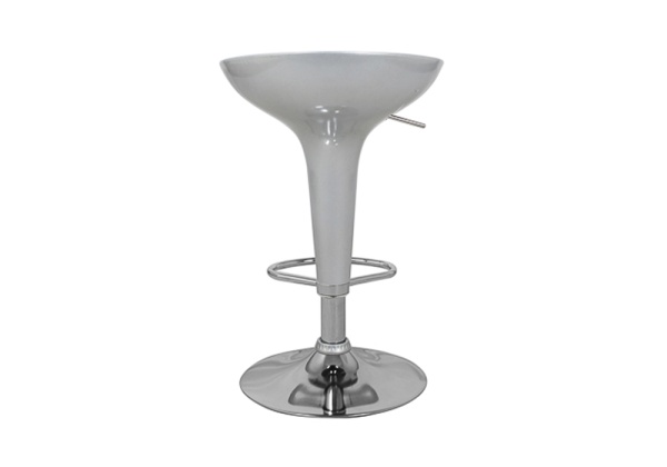 Стул барный Бомба серебро