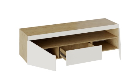 Тумба для ТВ «Мартини» (Бунратти/ Слоновая Кость)/Ш-1500 × В-444 × Г-465 мм